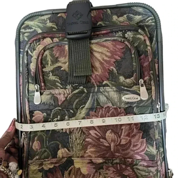 TRAVEL Gear Vintage Tapestry Rolling luggage - Picture 3 of 15